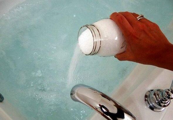 Baking soda bath to enlarge the penis.